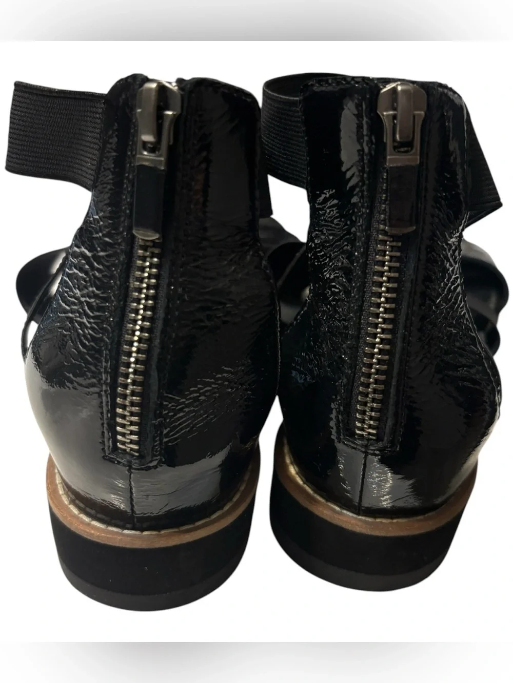 Eileen Fisher Black Strap Sandals Size 8